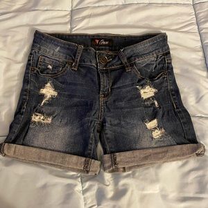 Guess Jeans Distressed Shorts